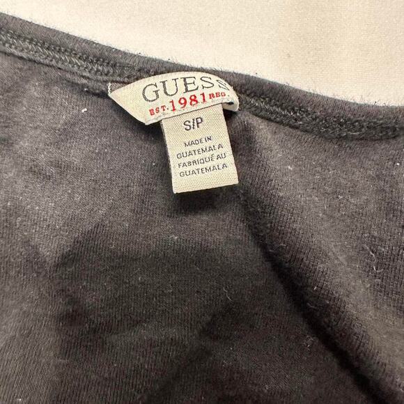 Early 2000s Guess Vintage Y2K Tank Size Small Very Fitted Giving A Flattering - Picture 4 of 5